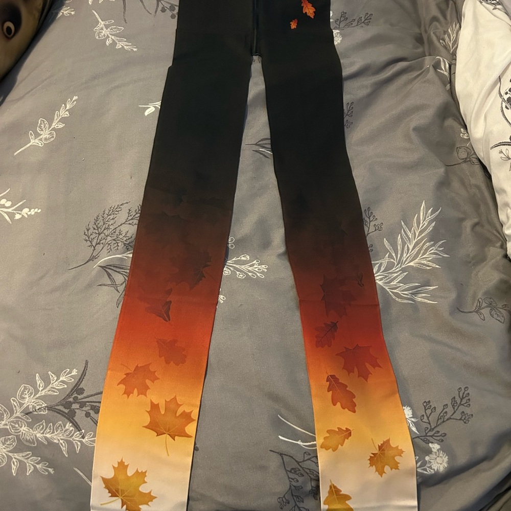 Autumn Leaf Gradient Leggings
